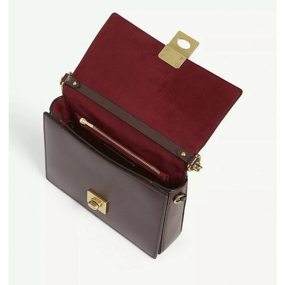 Coach Hutton Crossbody Bag, Cranberry color NWT - Picture 4 of 8